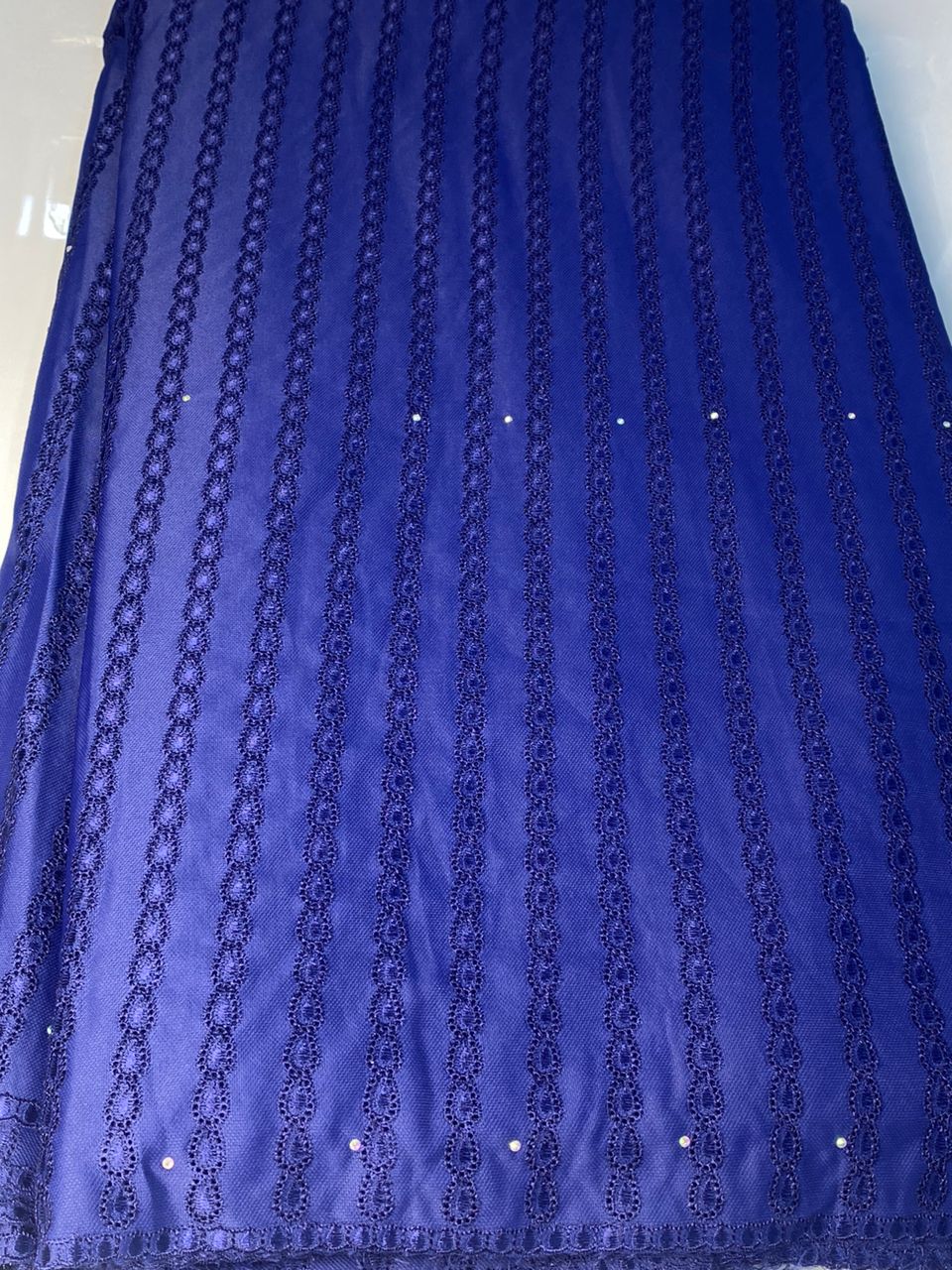 Royal Blue Brocade